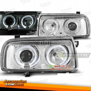 FAROS OJOS DE ÁNGEL CROMADOS se adapta a VW VENTO