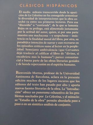 La Celestina N/c (clasicos Hispanicos) (Clasico...