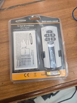 Switch Remoto e Manuale 4 Funzioni Universo