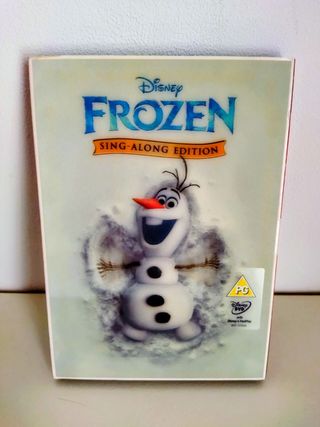 DVD Frozen Sing Along + muñecas Elsa y Ana