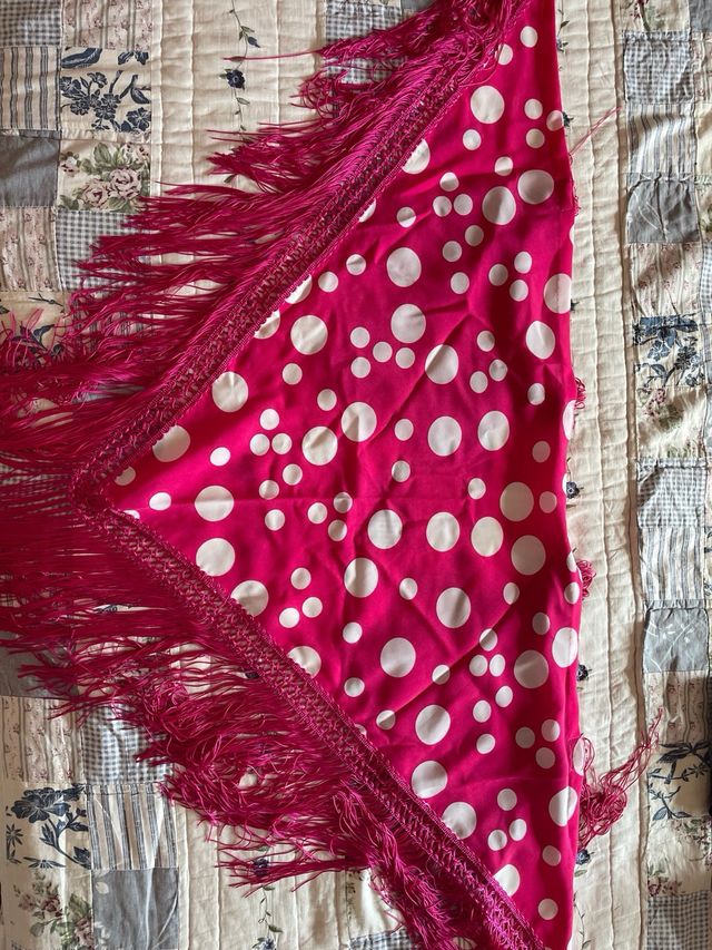 Pañuelo Flamenco con Flecos