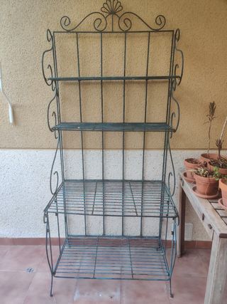 Estantería plegable forja metal