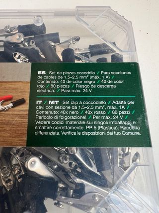 Set 80 Pinze Coccodrillo Parkside