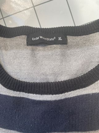 Jersey Cedar Wood State Rayas Talla XL