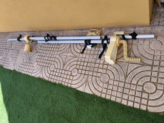 Enrollador Manta Térmica Piscina Beige/Blanco