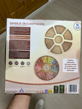 Bandeja Clasificación Montessori Mundo Diver