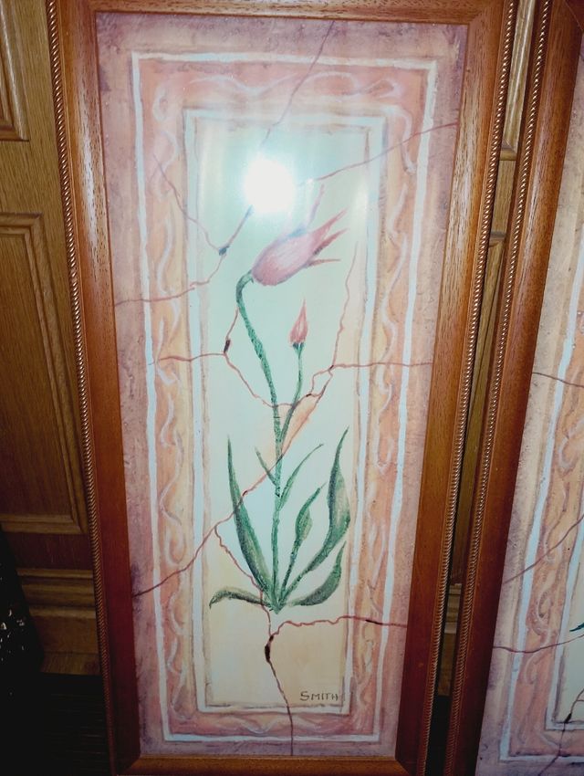 Set 2 Láminas Flores Acuarela Smith