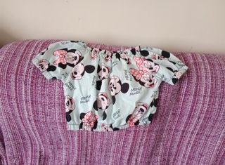Lote 6 crop top niña