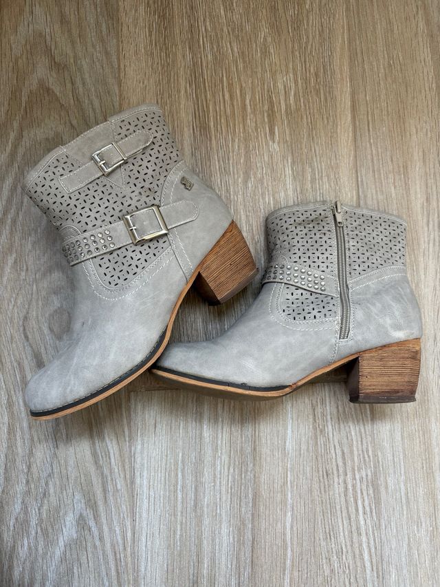 Botines Charo Fernández Talla 37 Gris