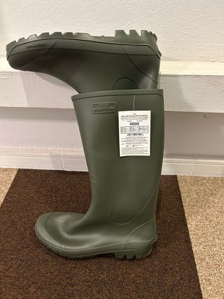 Botas de agua Solognac verdes sin usar