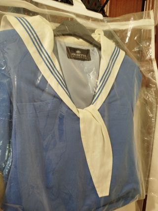 Traje de Comunión Marinero Azul y Blanco