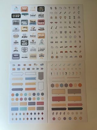 Láminas de pegatinas Mr. Wonderful