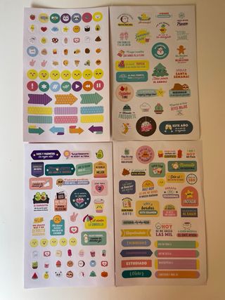 Láminas de pegatinas Mr. Wonderful