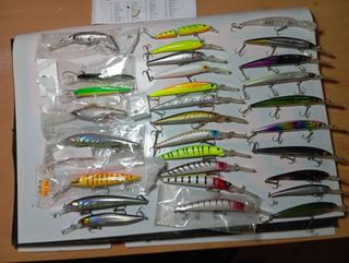 Lote de señuelos de pesca
