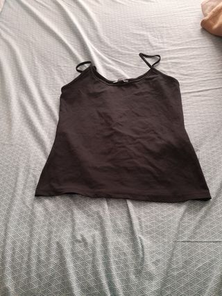 Camiseta tirantes negra