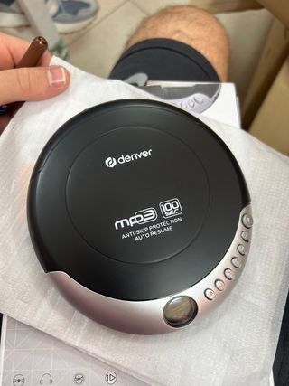 Reproductor CD Denver DMP-391 Portátil Discman