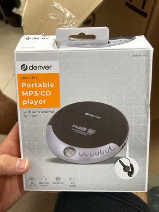 Reproductor CD Denver DMP-391 Portátil Discman