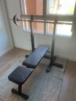 Banco de pesas para press de banca