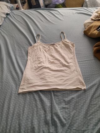Camiseta de tirantes blanca