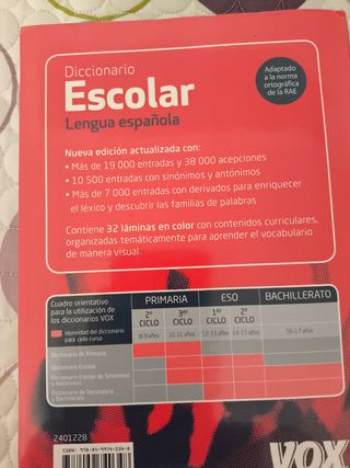 Diccionario Escolar de la Lengua Española (Span...