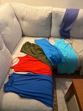Vestidos de tubo de colores talla única