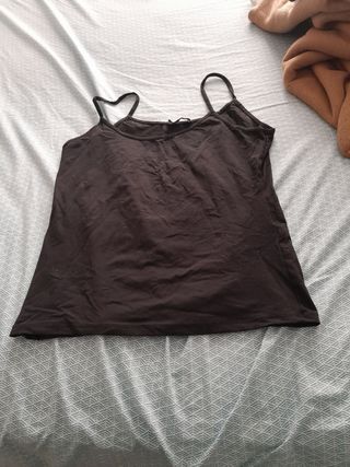 Camiseta de tirantes negra