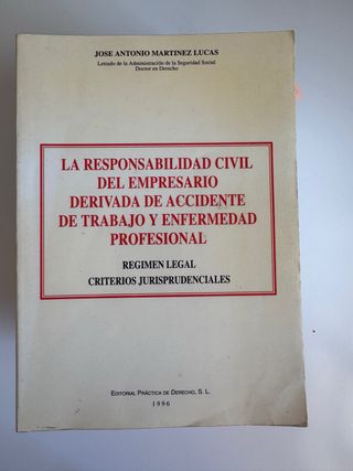 La responsabilidad civil...