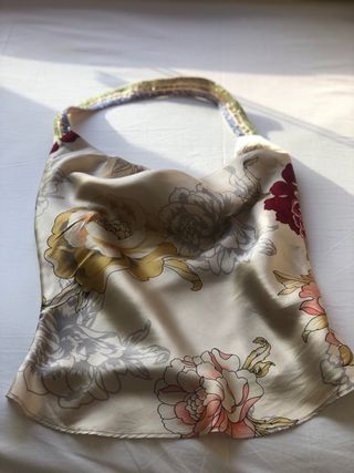 Top C'est Comme Ca Seda Estampado Floral