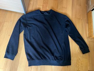 Sudadera negra de pana