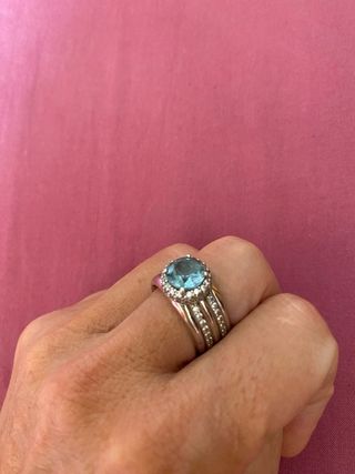 Anillo Thomas Sabo Plata Ley Azul
