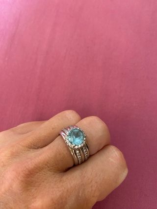 Anillo Thomas Sabo Plata Ley Azul