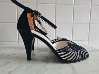 Scarpe eleganti A. Carraro nere tacco 9 cm