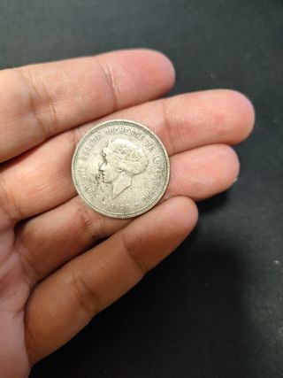 plata moneda Luxemburgo 5 Francos 1929