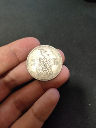 plata moneda Luxemburgo 5 Francos 1929