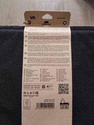 Funda portátil Rivacase modelo 7707