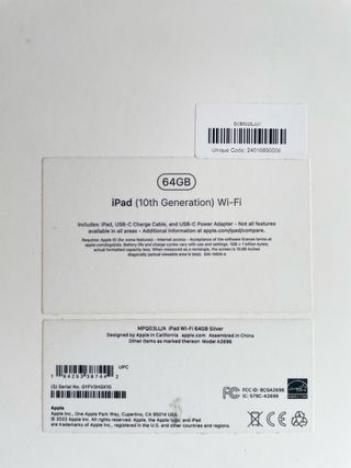 iPad 10th generación