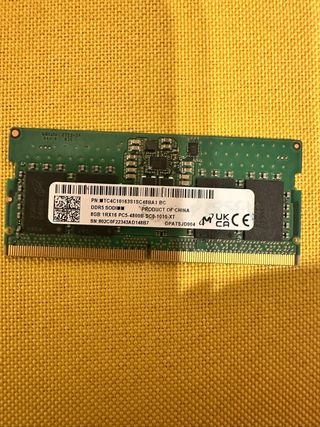 Memoria RAM HP Micron DDR5 SODIMM 8GB 4800MHz