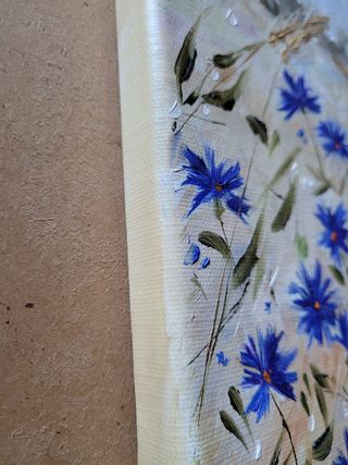 Paesaggio Piccolo Quadro Olio su Tela 20x30cm