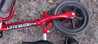 Bici sin pedales roja 2-5 años