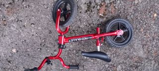Bici sin pedales roja 2-5 años