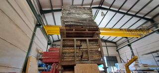 Chapas de pilar de 0,50x0,50 m. para encofrado