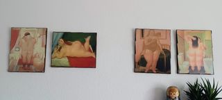 Cuadros Botero pinturas Madera