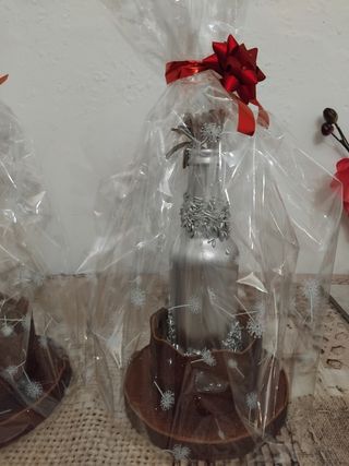 Decoración Botellín Navideño