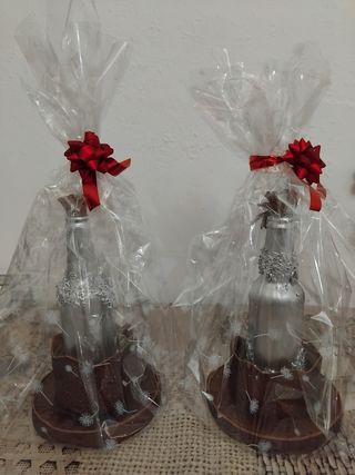 Decoración Botellín Navideño