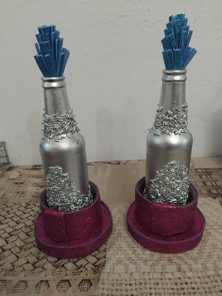 Decoración Botellín Navideño