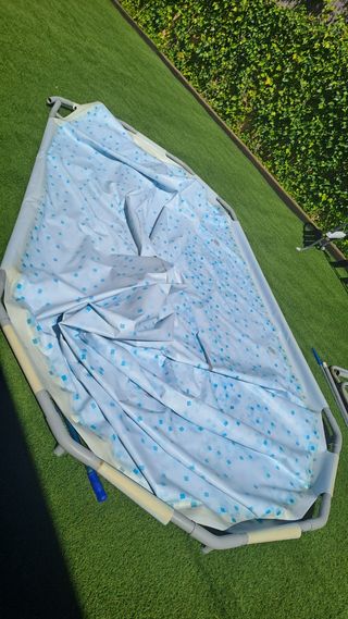 Piscina desmontable metal y plástico