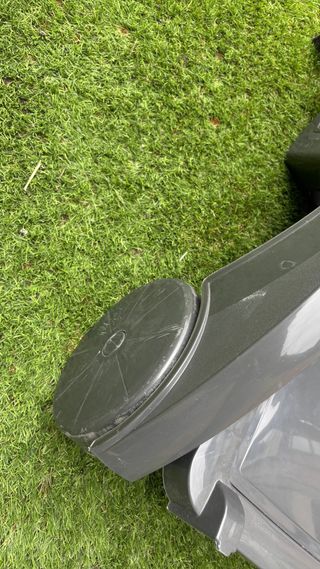 Tumbona de jardín con cojín beige Grosfillex