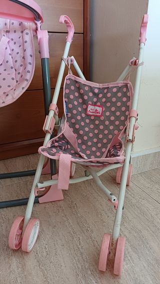 Conjunto carrito y hamaca para muñecas