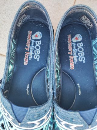 Alpargatas Skechers Mujer Azul Multicolor