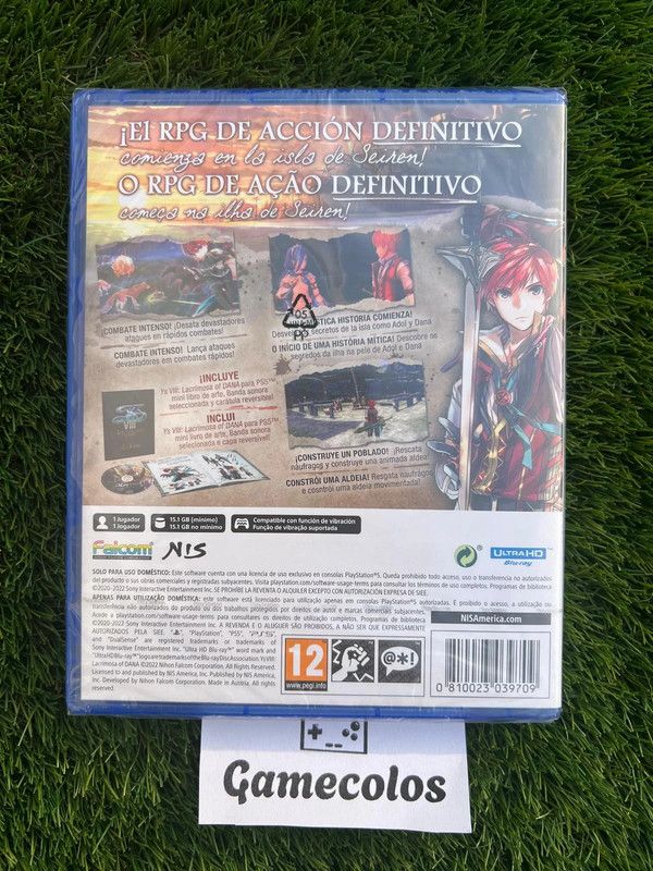 Ys VIII Lacrimosa of Dana PS5 Deluxe Edition NUEVO